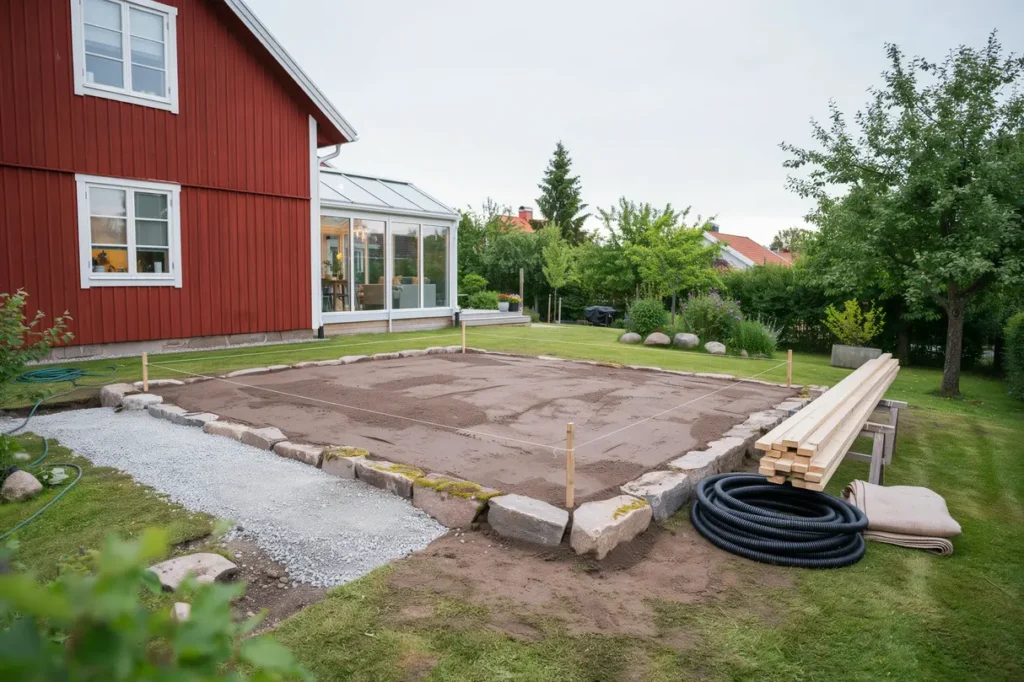 juni p tomten s f rbereder du marken f r altan attefallshus och sommarens uterum
