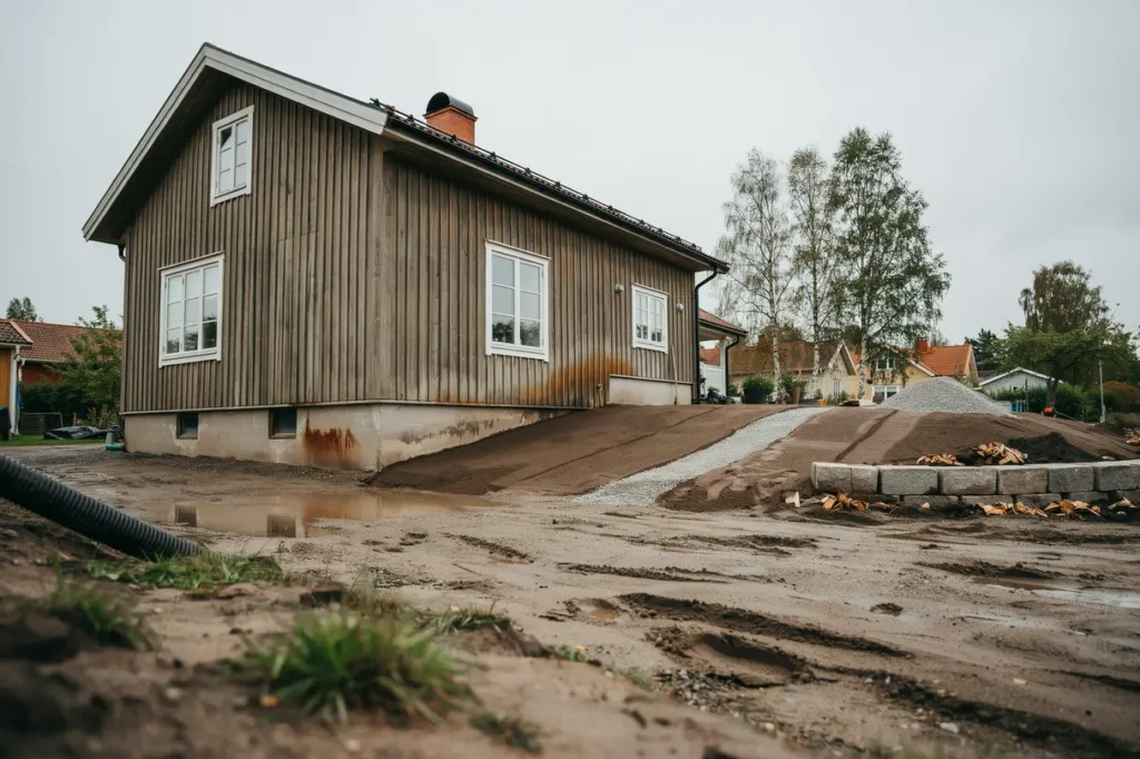 planera tomtens h jds ttning r tt undvik st ende vatten erosionsskador och dyra omtag