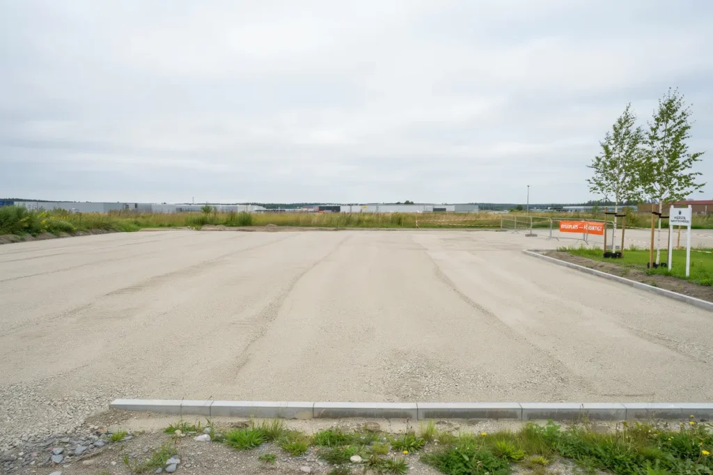 schakt och finplanering f r ny industrifastighet i m rsta