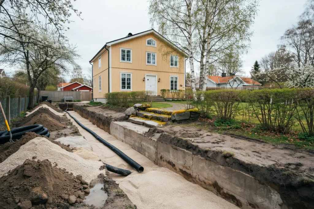 schakta f r husdr nering p r tt s tt s skyddar du grund och k llare fr n fuktproblem
