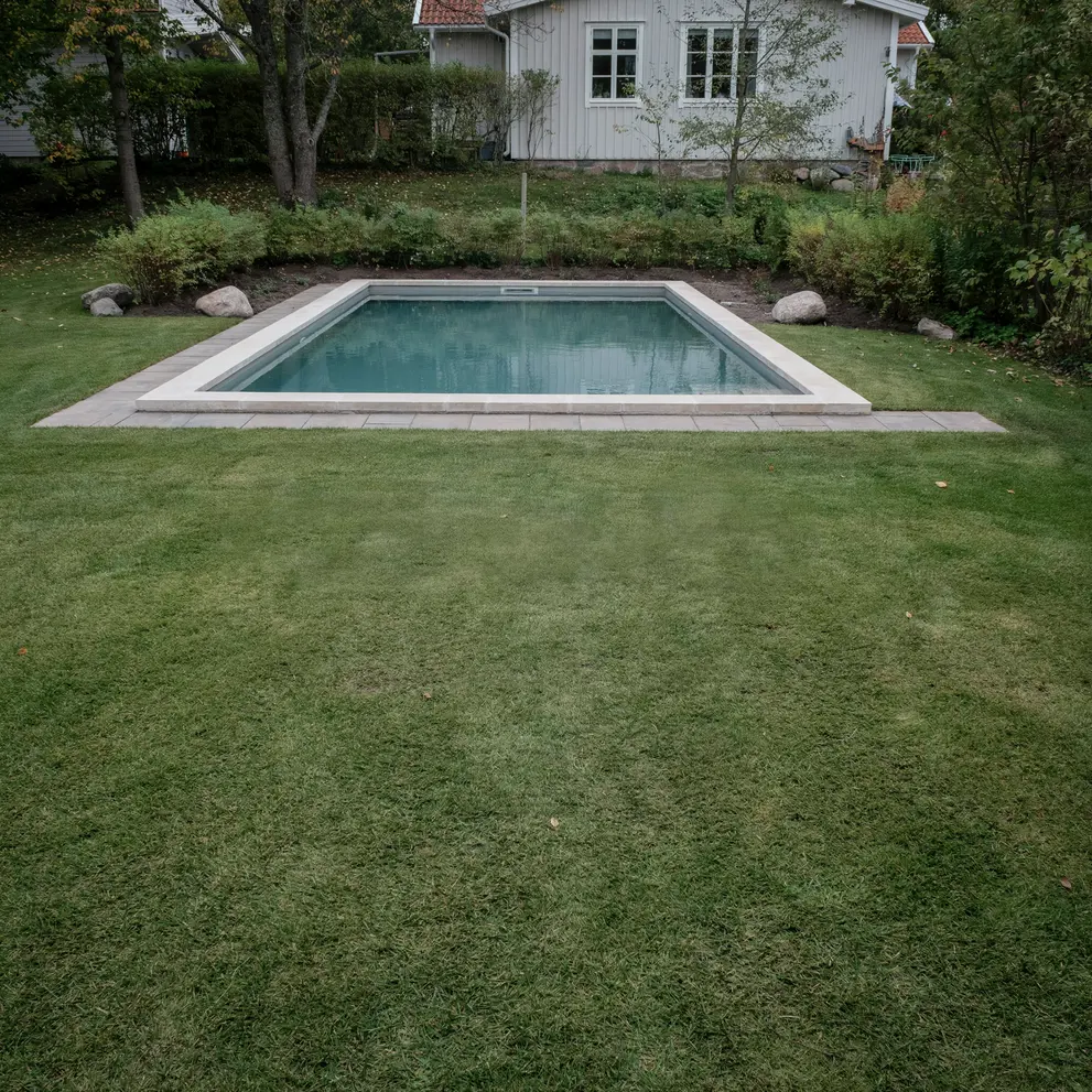 bygga pool sigtuna stockholm