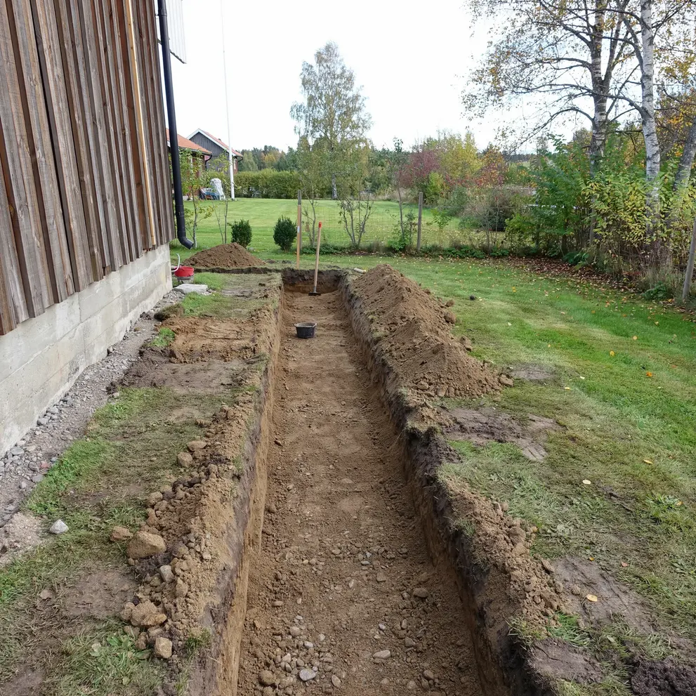 markarbete schaktning sigtuna stockholm